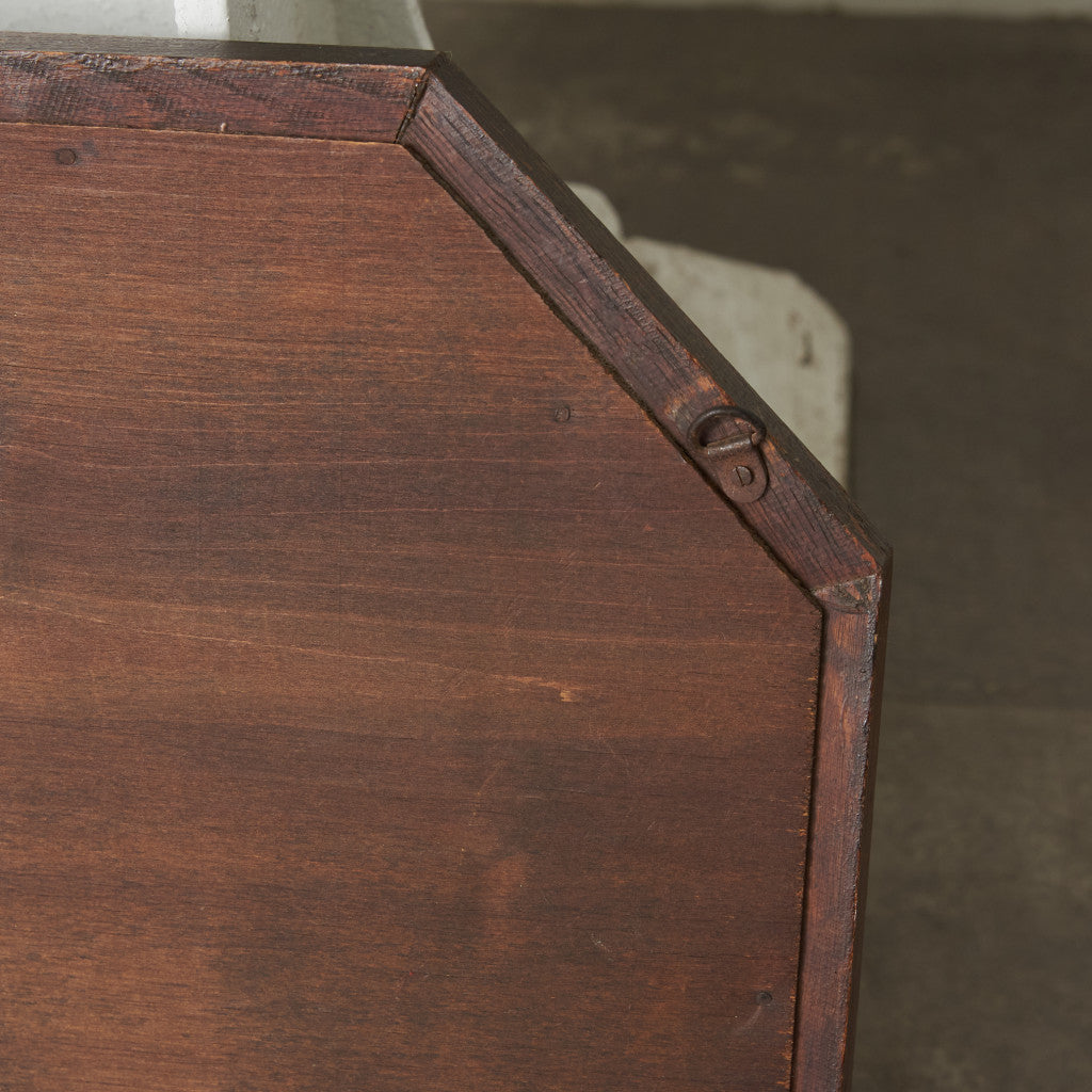 英国アンティーク オーク材 ウォールミラー