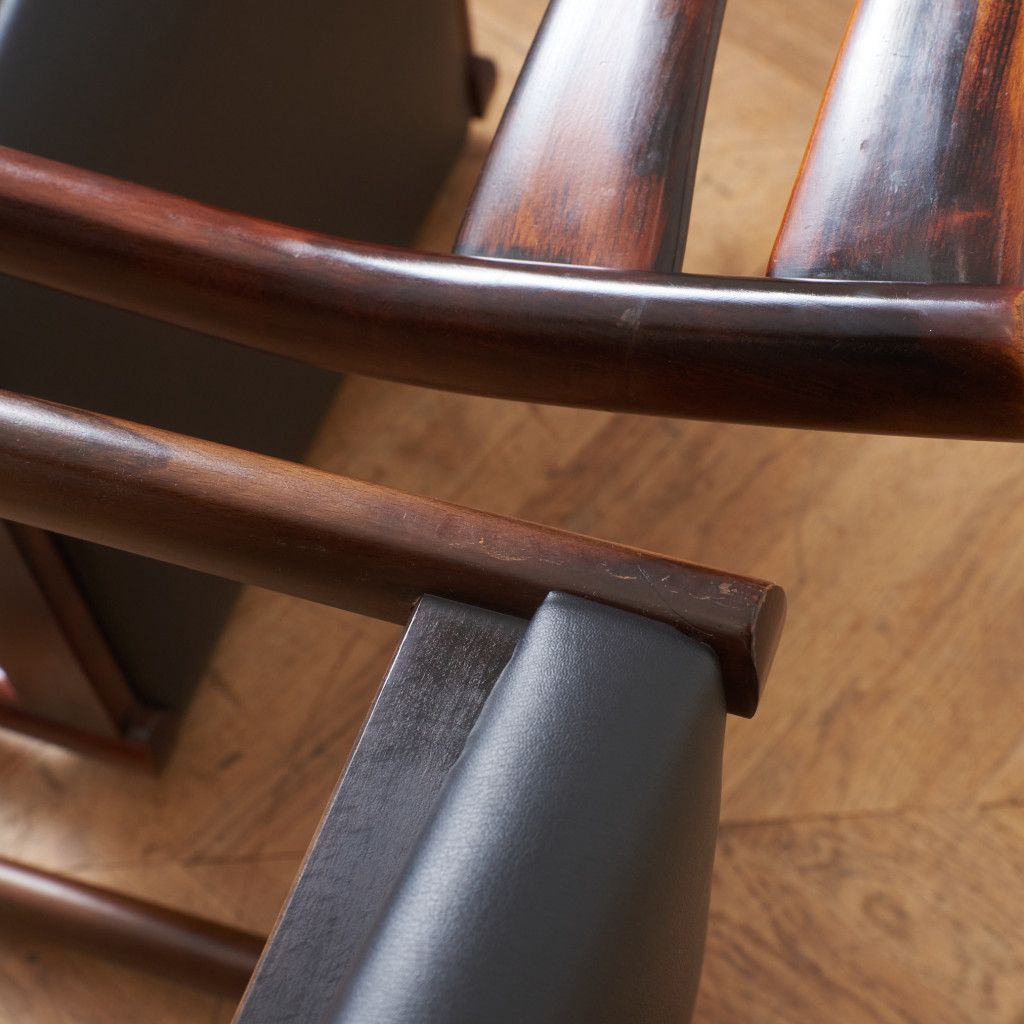 ダイニングチェア 2脚セット / 張替済