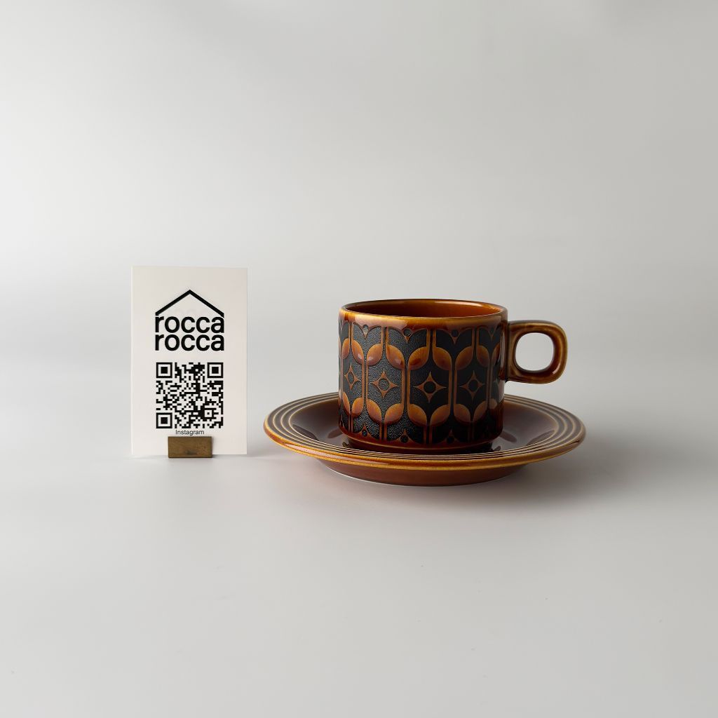 Heirloom エアルーム カップ&ソーサー Autumn brown