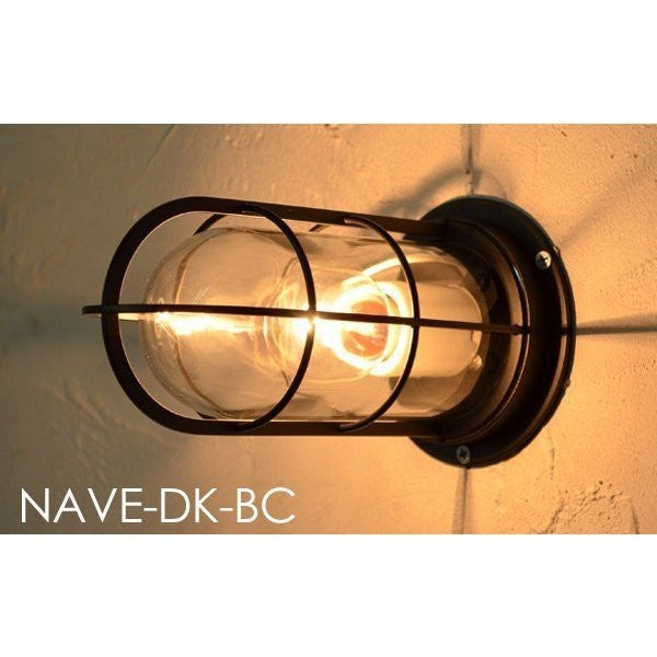 NAVE-DK-BC デッキライト ブラック クリアガラス