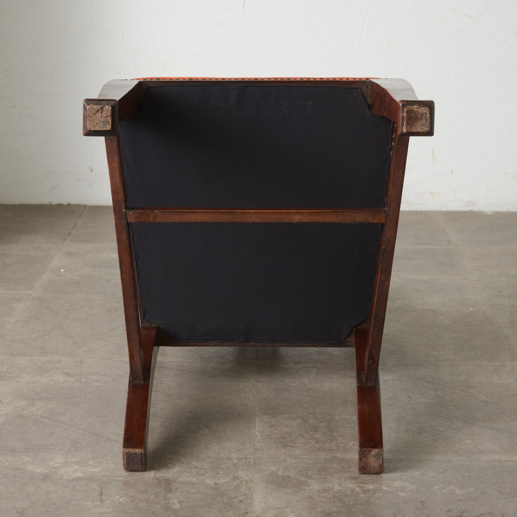 英国アンティーク エドワーディアン様式チェア / 張替済