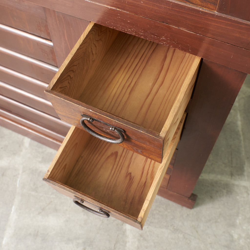 近江箪笥 欅材 水屋箪笥