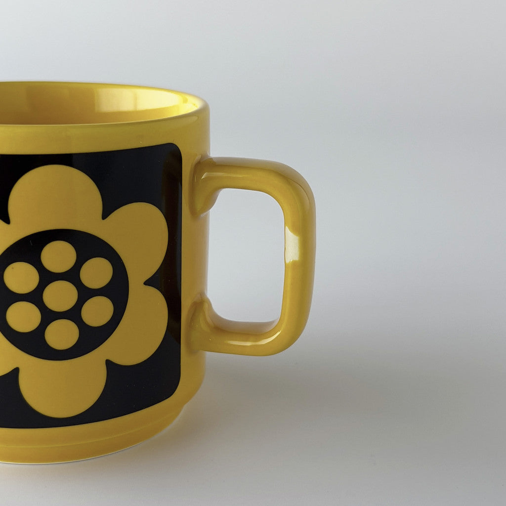 Hornsea x Magpie マグカップ Geo Flower Yellow