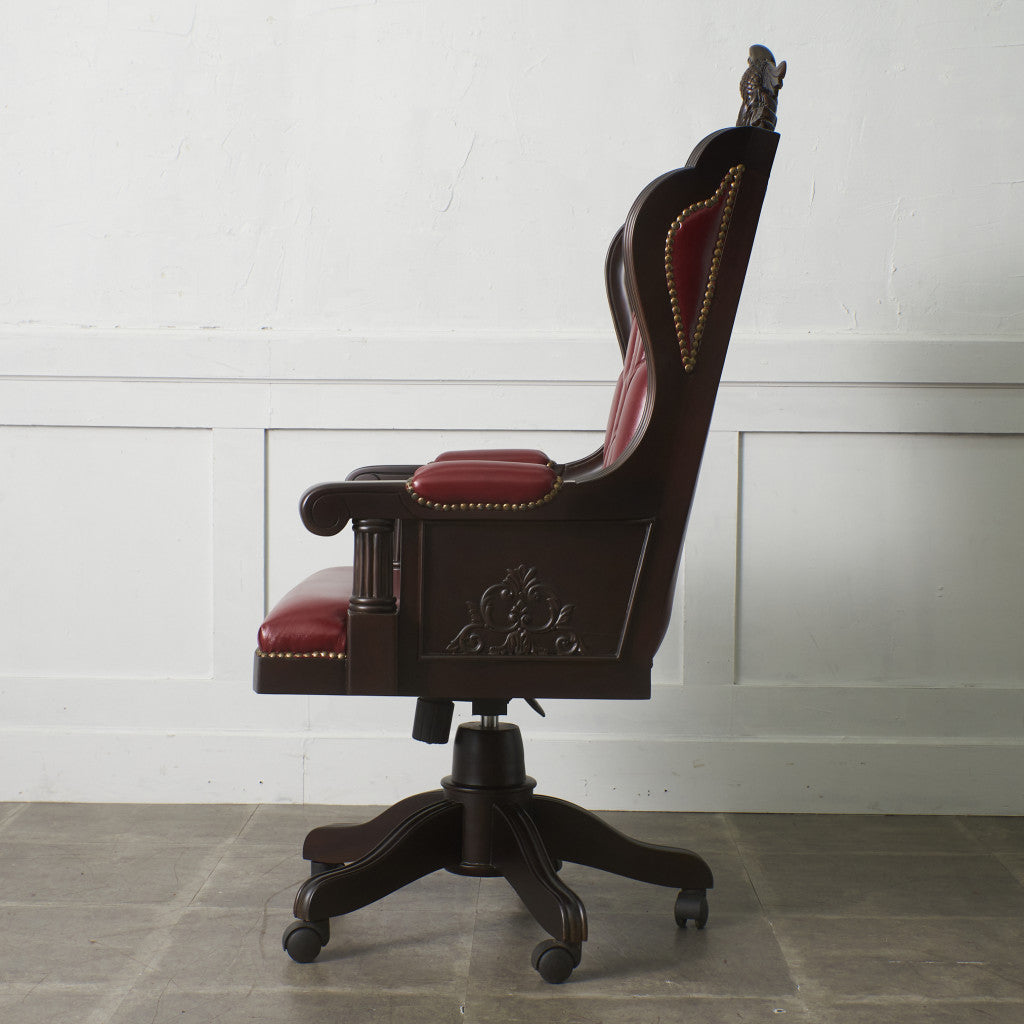 ウィングバック デスクチェア