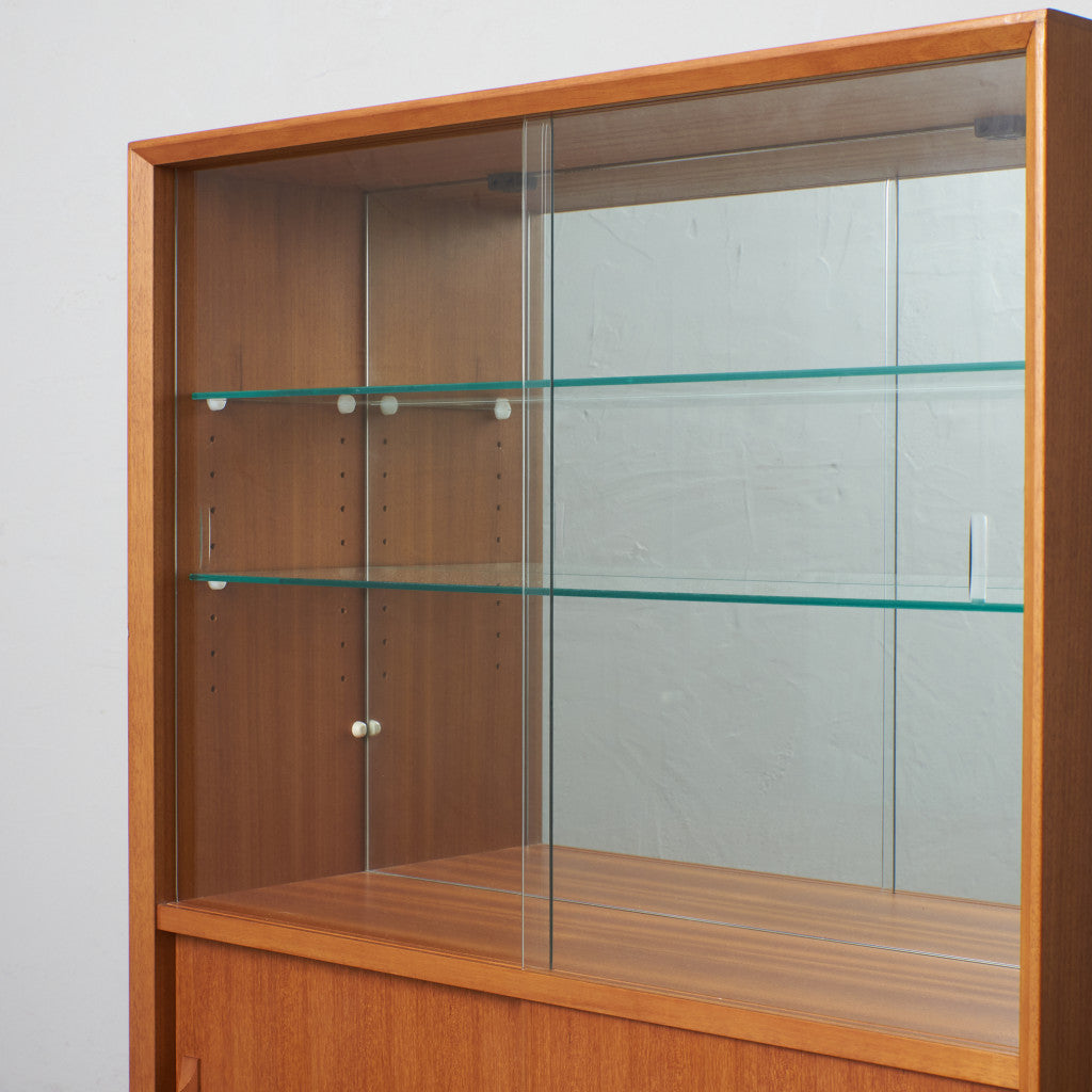 ヴィンテージ ガラスキャビネット