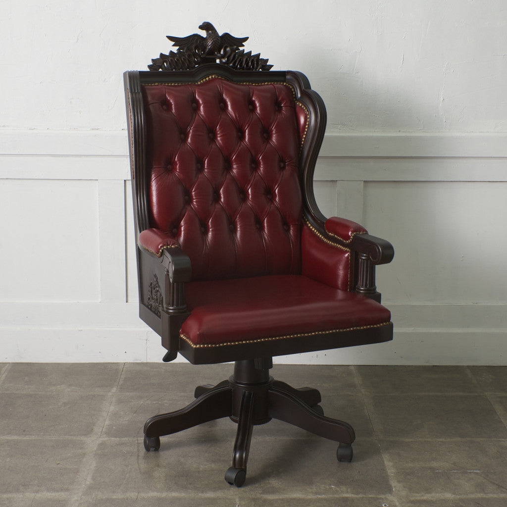 ウィングバック デスクチェア