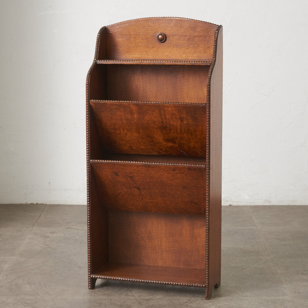 英国アンティーク マガジンラック｜rocca rocca