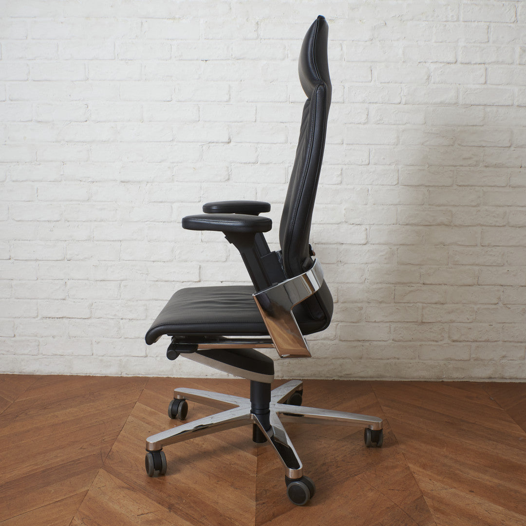 ON ヘッドレスト付 ハイバックオフィスチェア 175/7H