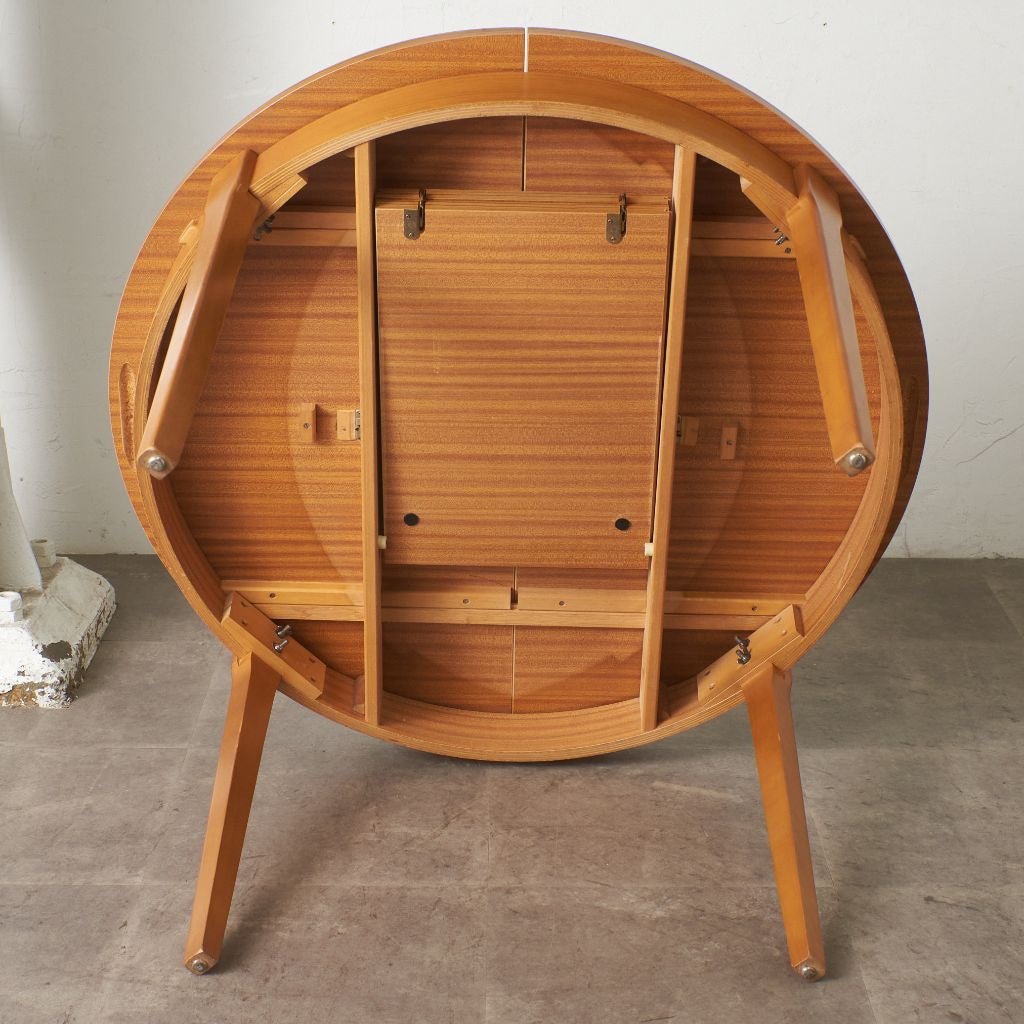 英国ヴィンテージ ラウンドダイニングテーブル