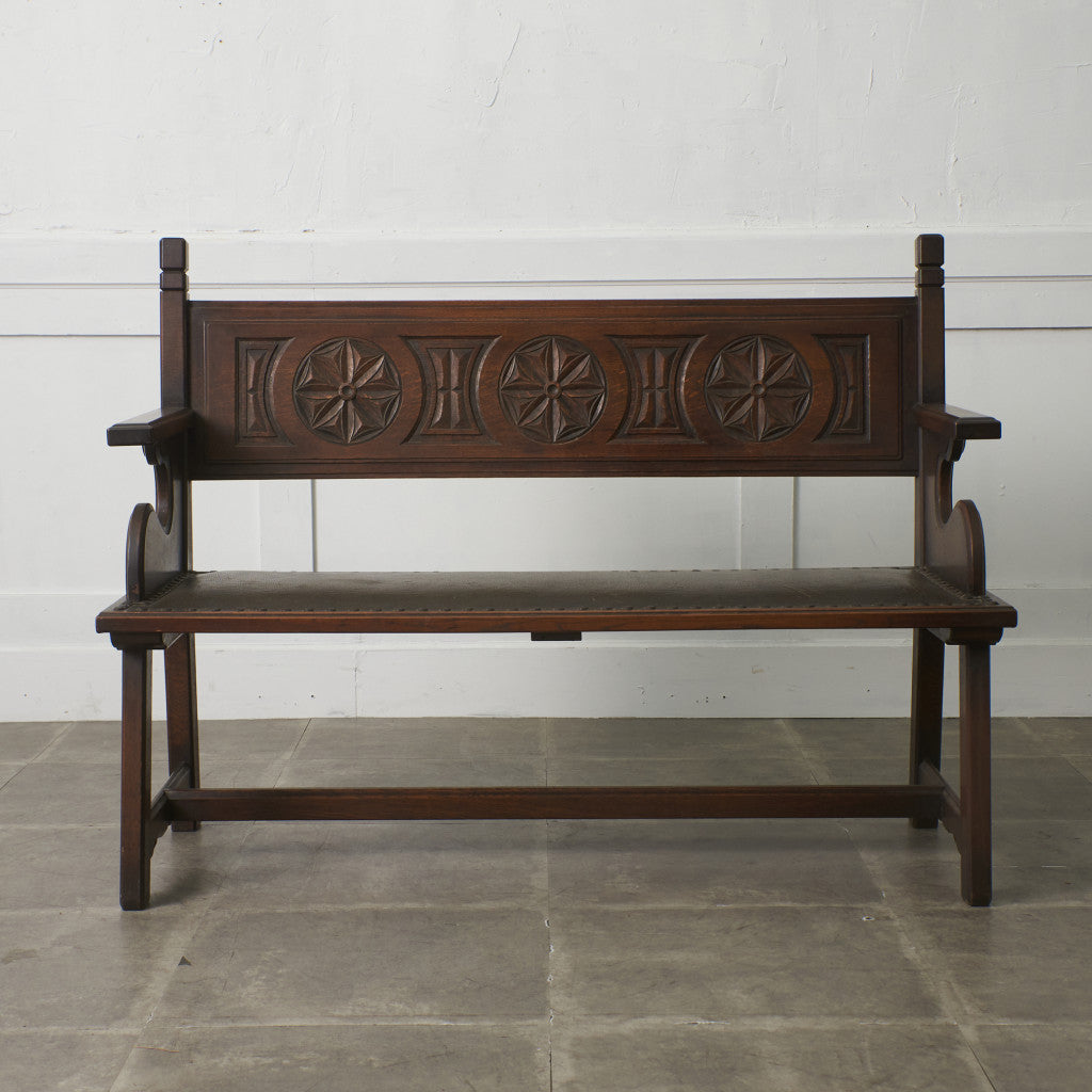 神戸洋家具 オーク材 ベンチ