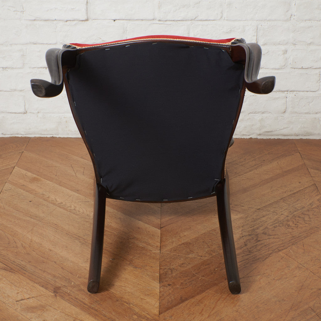 西洋クラシック バルーンバックチェア