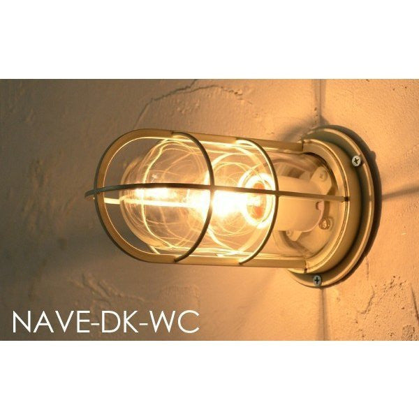 NAVE-DK-WC デッキライト ホワイト クリアガラス