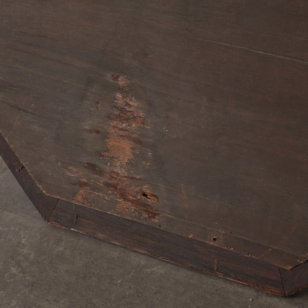 英国アンティーク オーク材 ウォールミラー