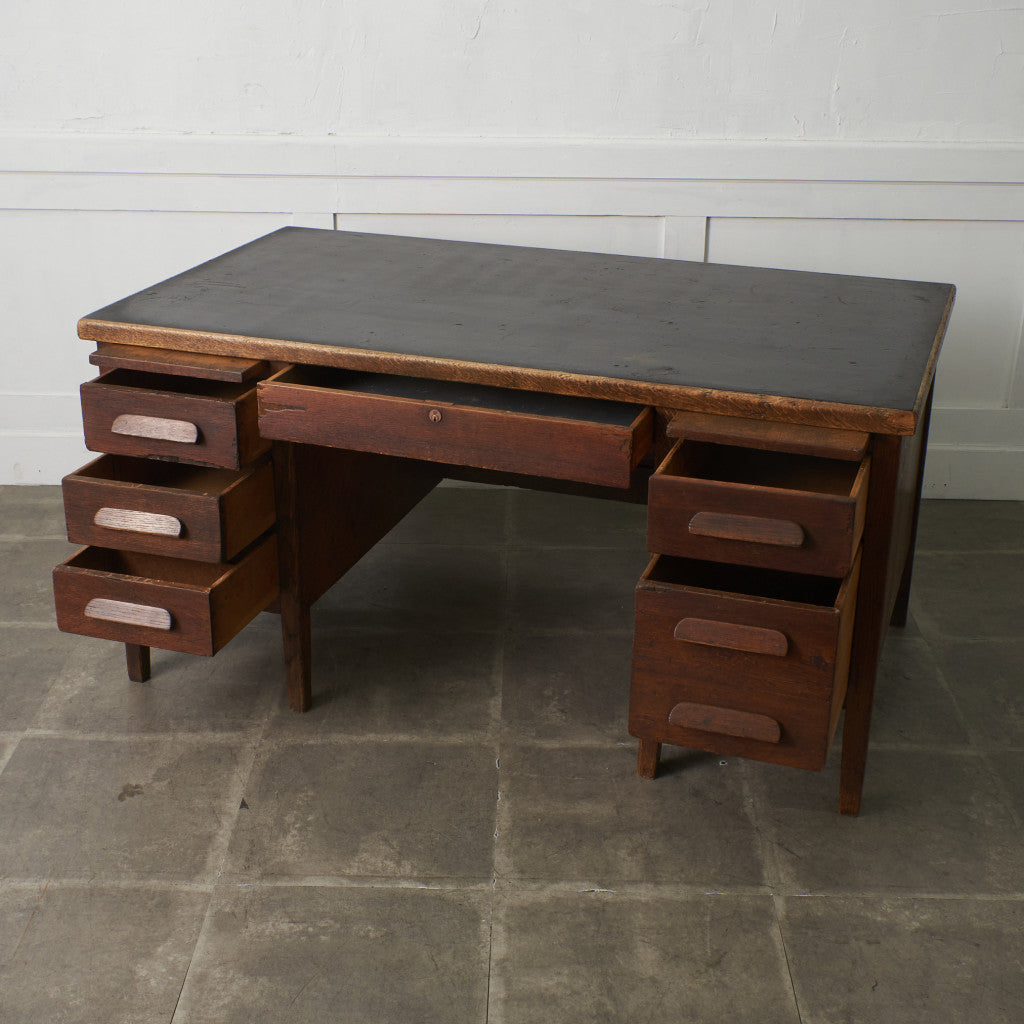 アメリカアンティーク 両袖デスク