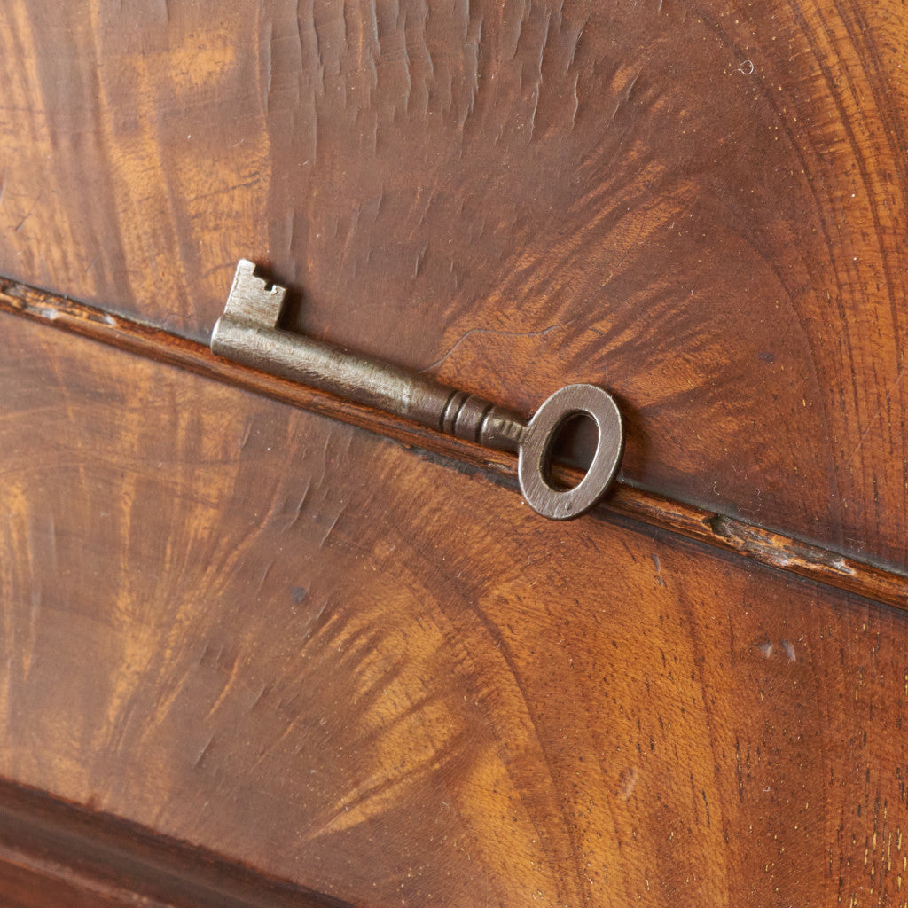 英国アンティーク ビューローブックケース 揺れガラス