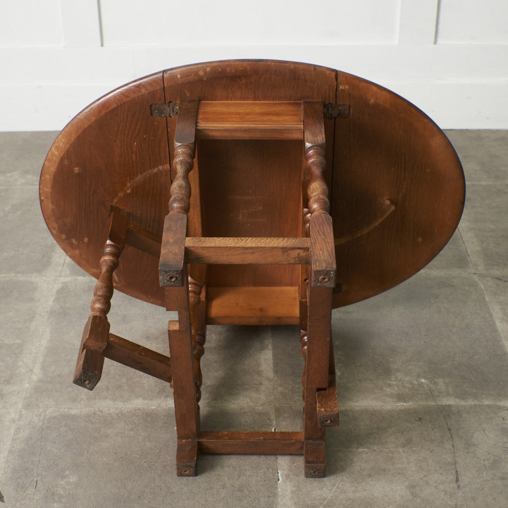 英国アンティーク ゲートレッグテーブル