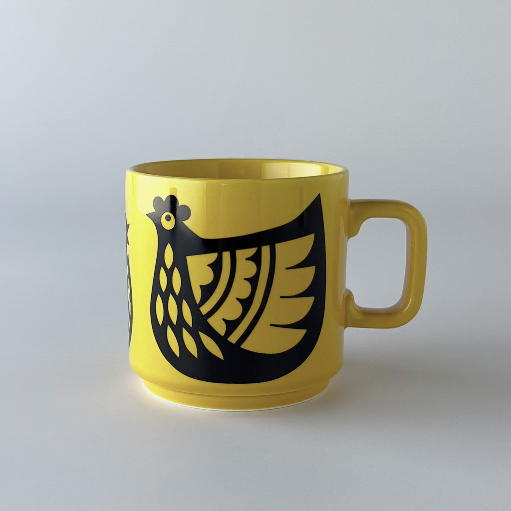 Hornsea x Magpie マグカップ Chicken Family Yellow