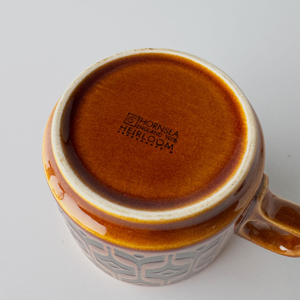 HEIRLOOM エアルーム カップ&ソーサー Autumn brown