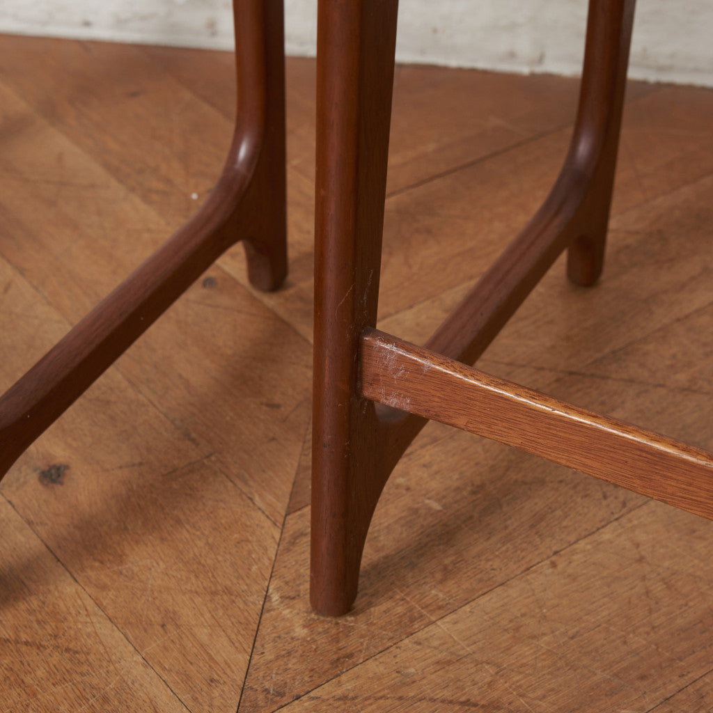 オールドマルニ 孔雀印 サイドテーブル 2点セット