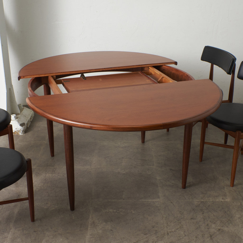 エクステンション ラウンドダイニングテーブル