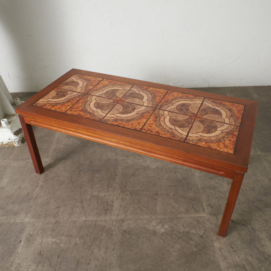 デンマーク ヴィンテージ タイルトップコーヒーテーブル