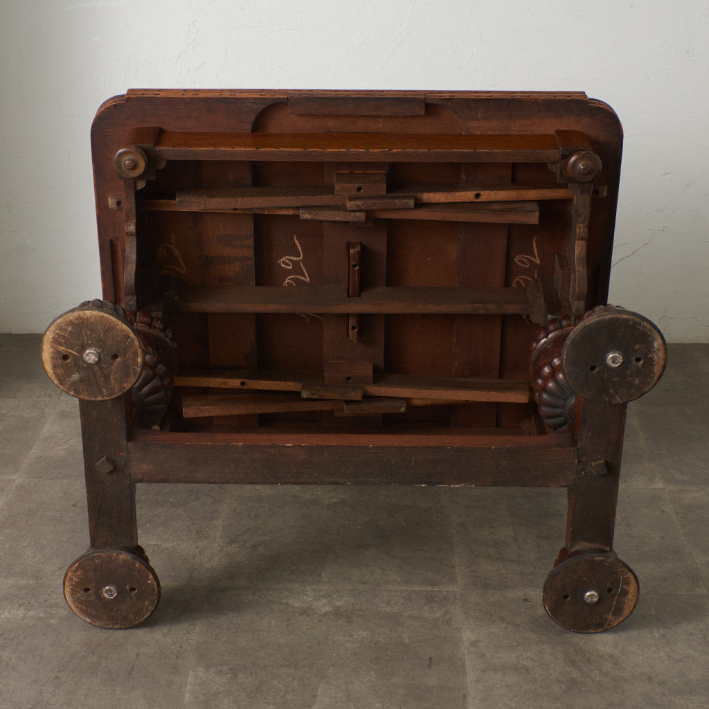 アンティーク ドローリーフ ダイニングテーブル