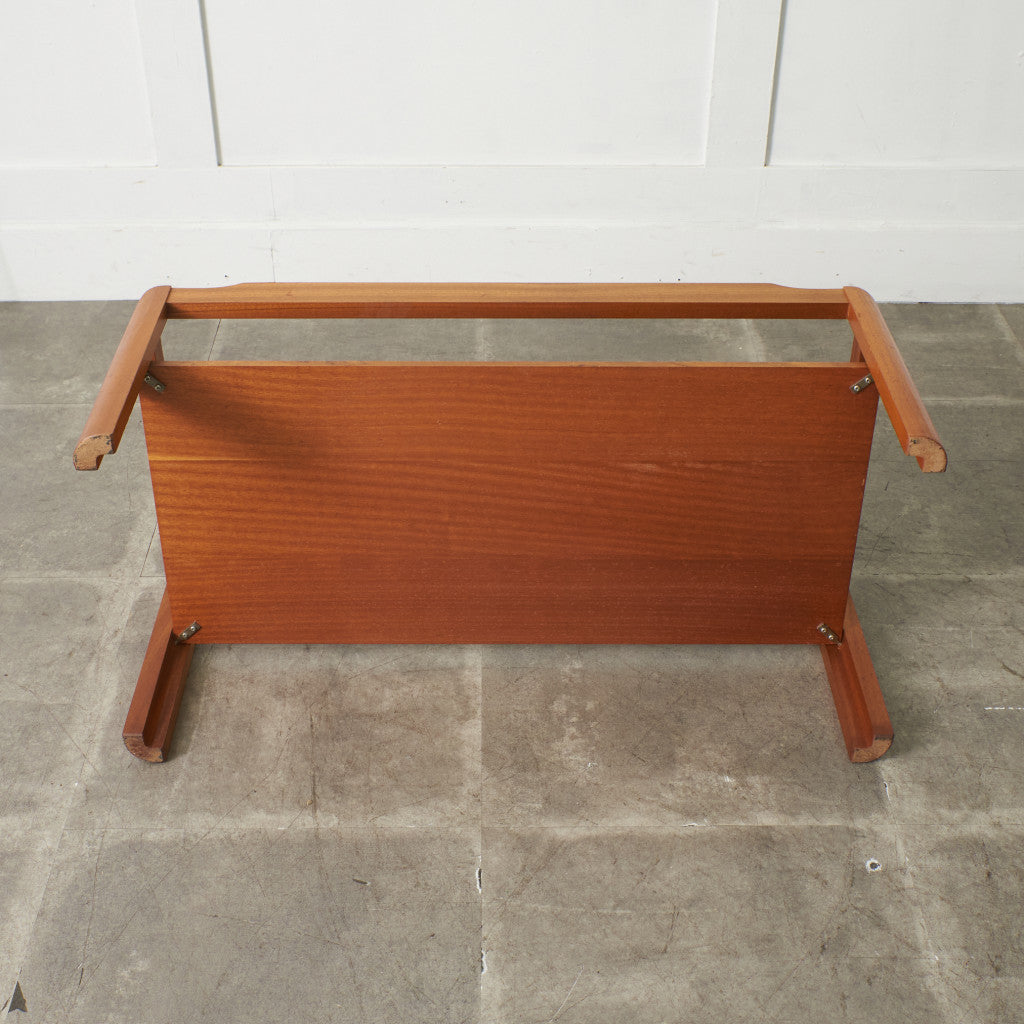 ヴィンテージ ガラストップ コーヒーテーブル