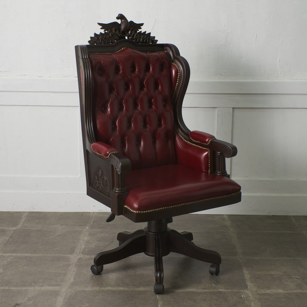 ウィングバック デスクチェア