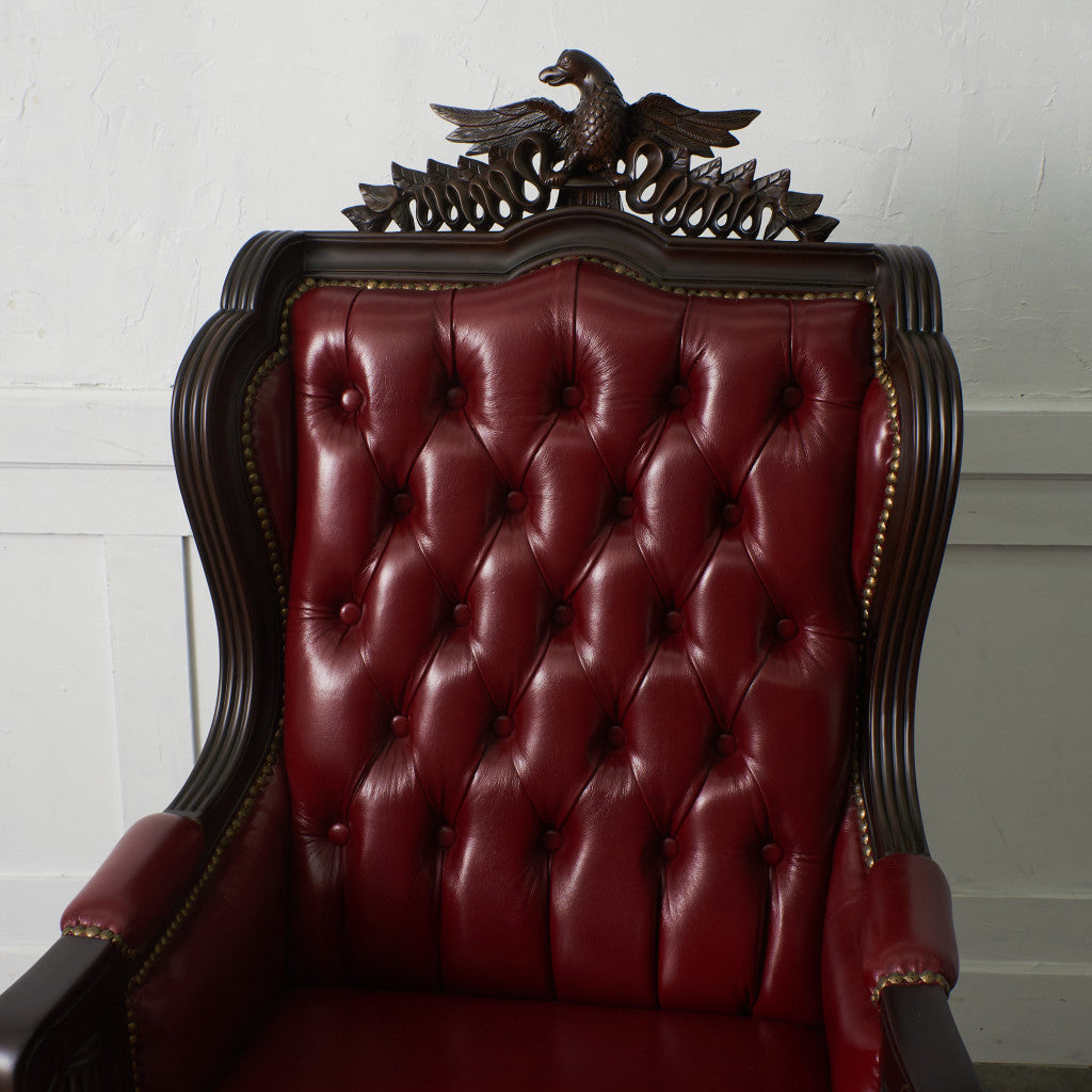 ウィングバック デスクチェア