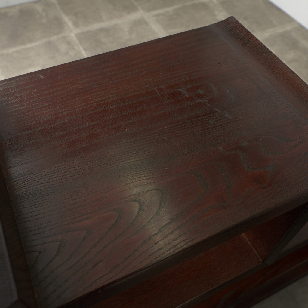 松本民芸家具 欅材 違い棚