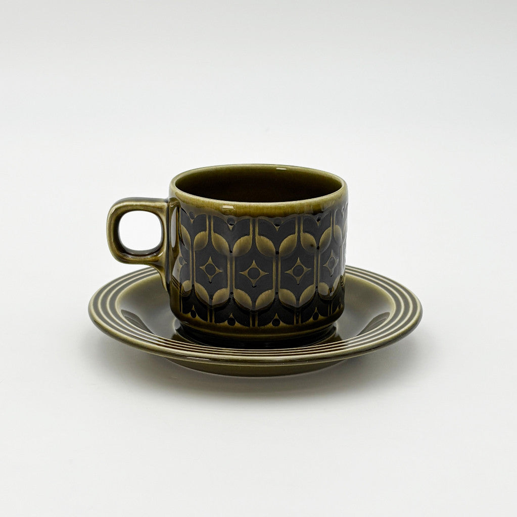HEIRLOOM エアルーム カップ&ソーサー レクランドグリーン