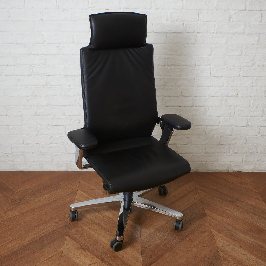 ON ヘッドレスト付 ハイバックオフィスチェア 175/7H