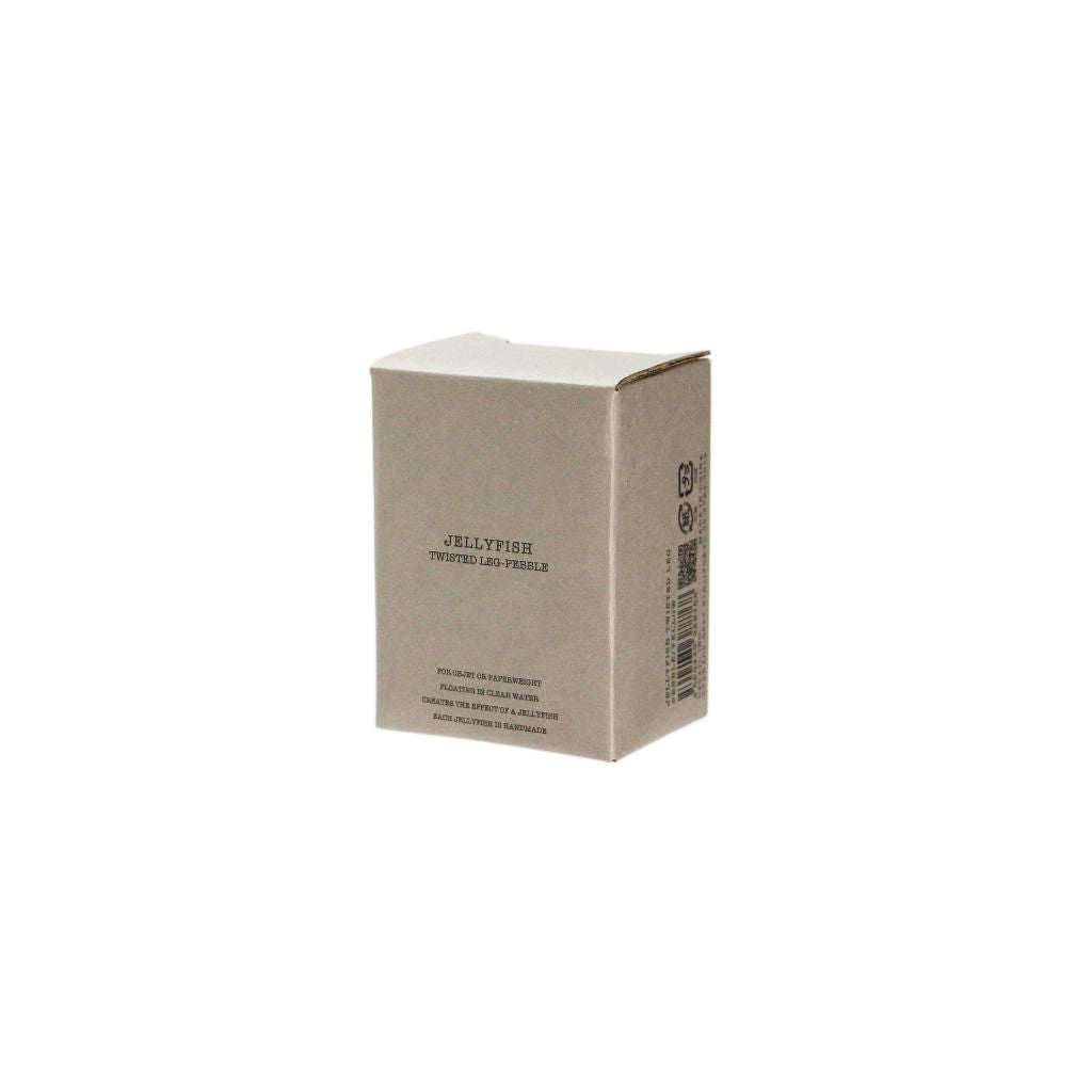 ガラスオブジェ Jellyfish Twisted Leg イエロー