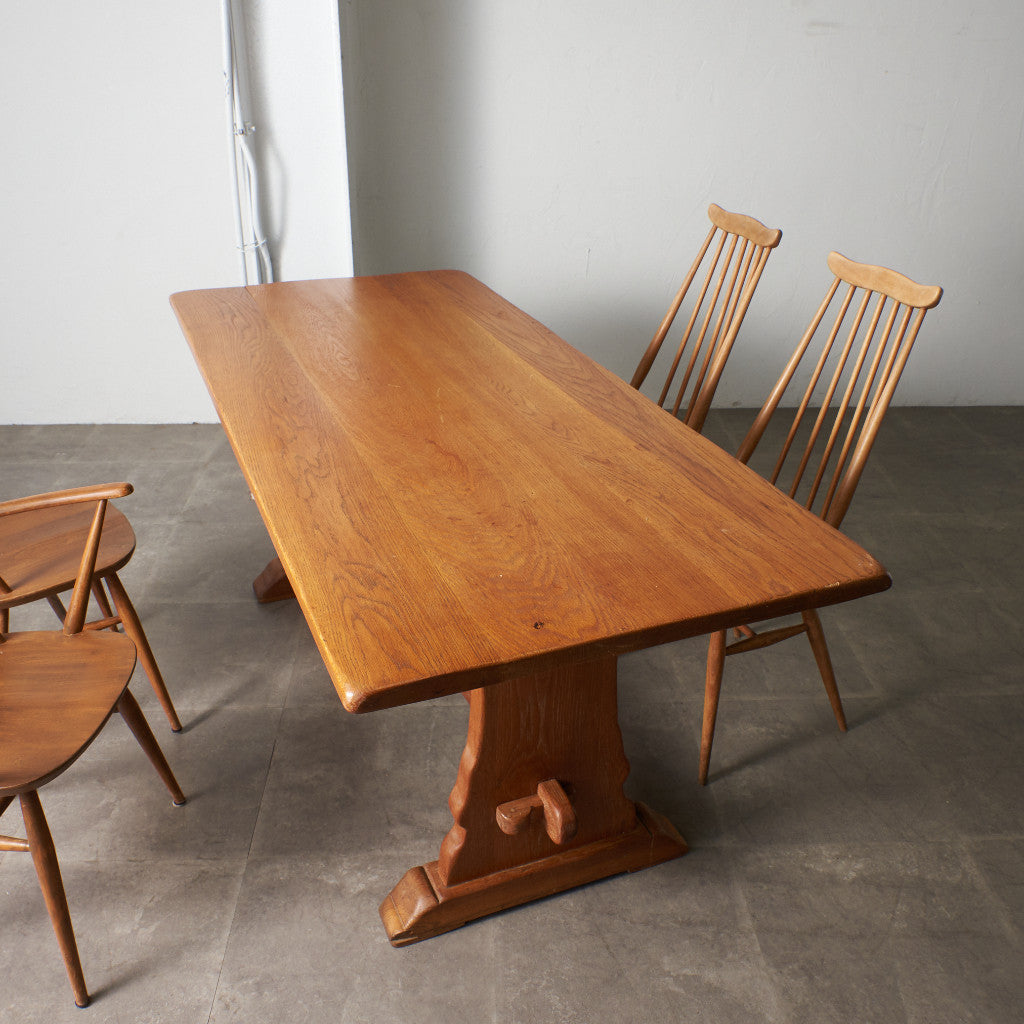 ◆ちい◆英国アンティーク　ダイニングテーブル　リフェクトリーテーブル 英国製 アンティーク リフェクトリーテーブル｜rocca rocca