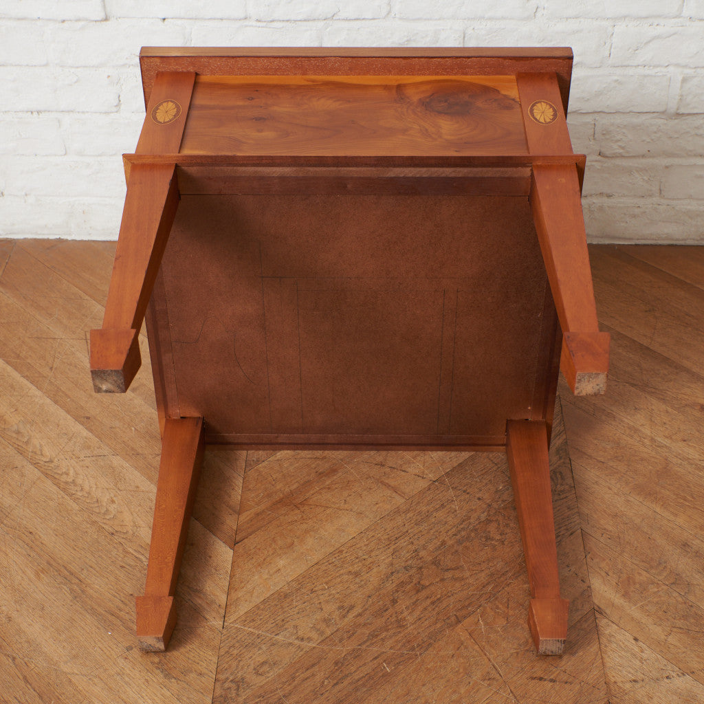 西洋クラシック 象嵌細工 ナイトテーブル