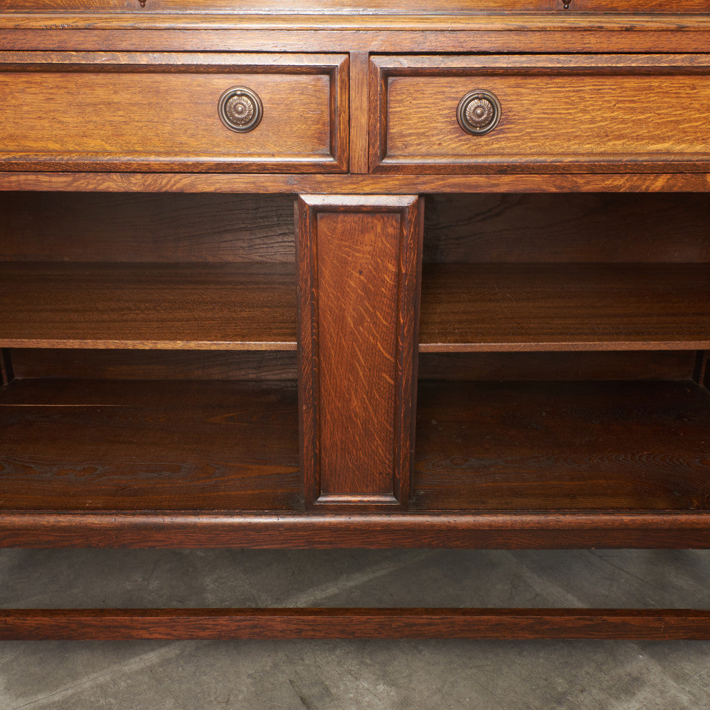 英国アンティーク ミラーバックサイドボード