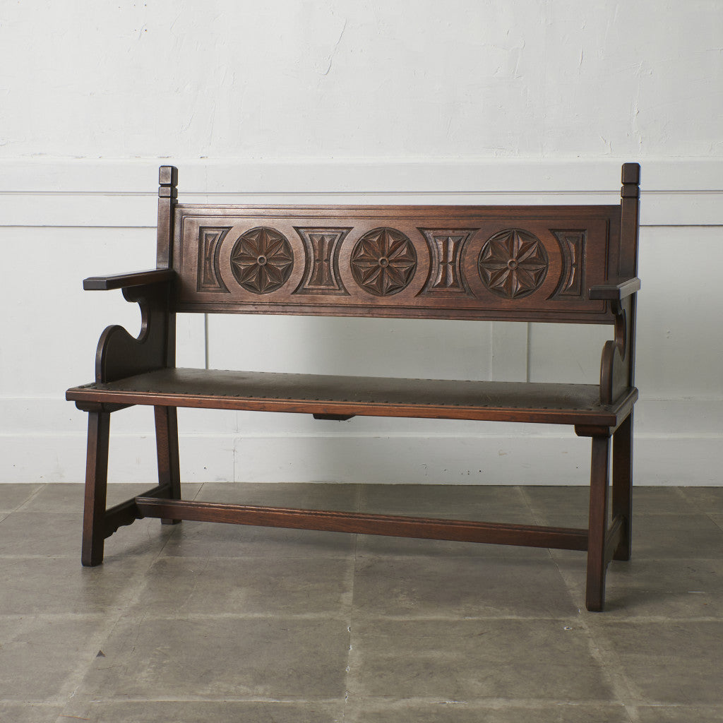 神戸洋家具 オーク材 ベンチ