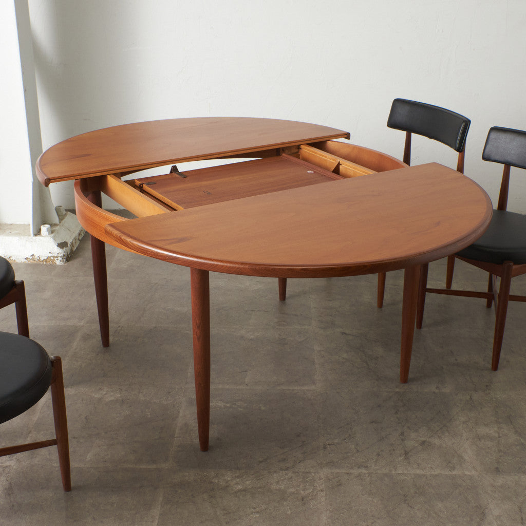 エクステンション ラウンドダイニングテーブル