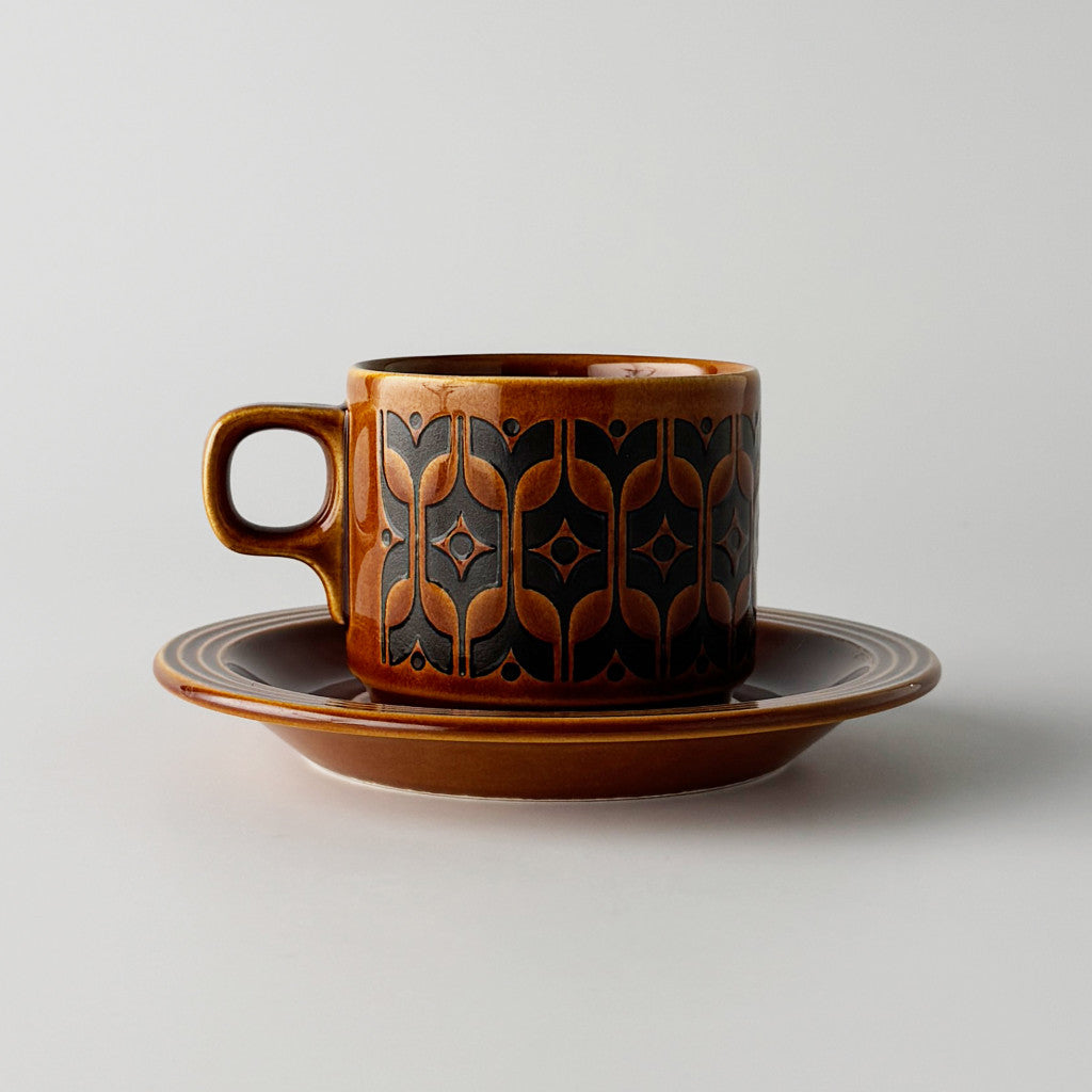 HEIRLOOM エアルーム カップ&ソーサー Autumn brown