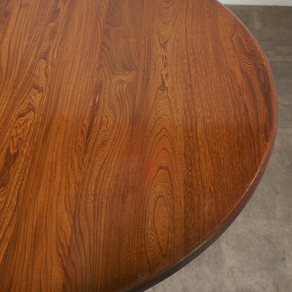 オーバル型 ドロップリーフ ゲートレッグテーブル (610)