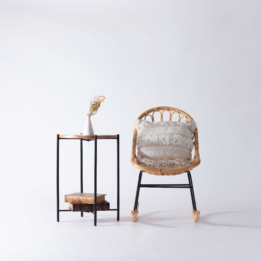 ラタンバスケット サイドテーブル