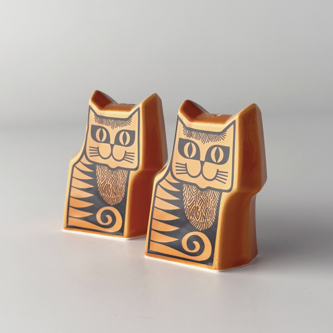 Hornsea Cat ソルト&ペッパー セット Orange