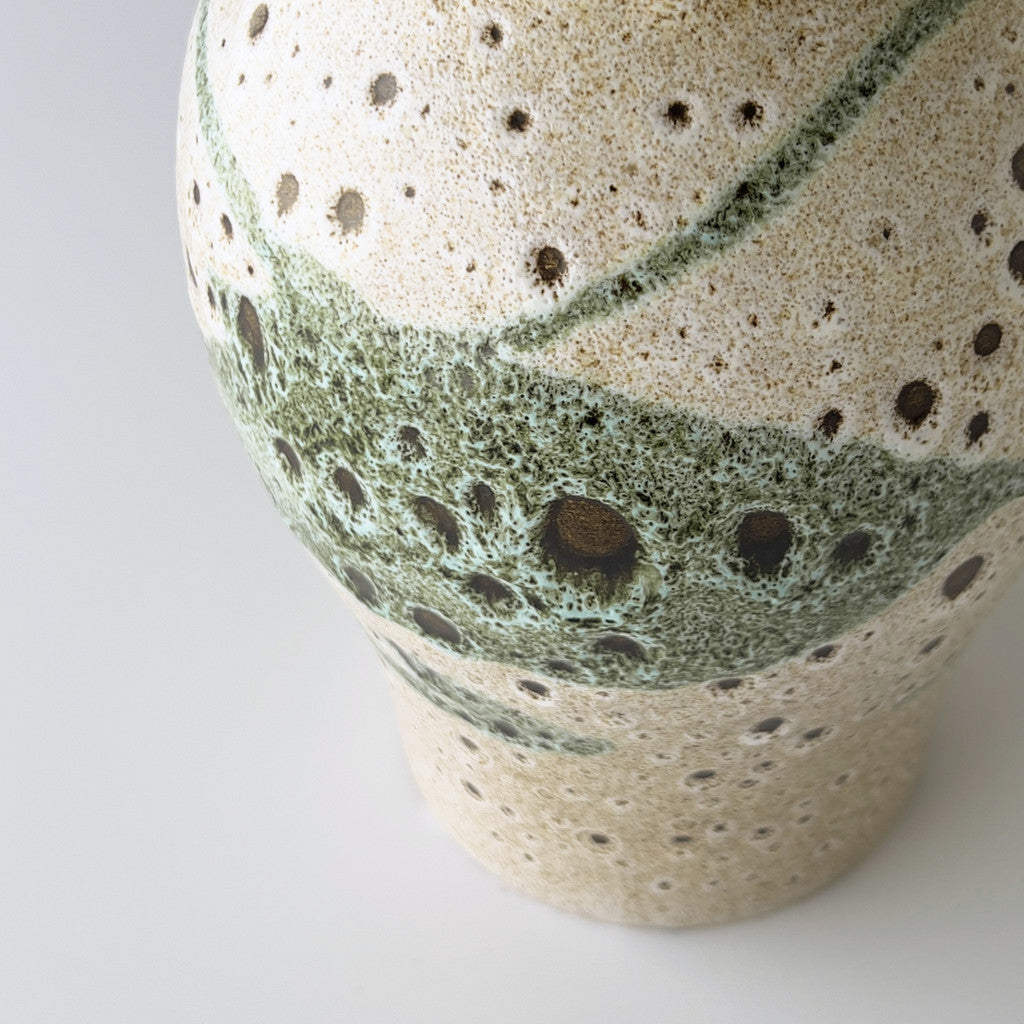 西ドイツ ヴィンテージ Fat Lava フラワーベース Scheurich