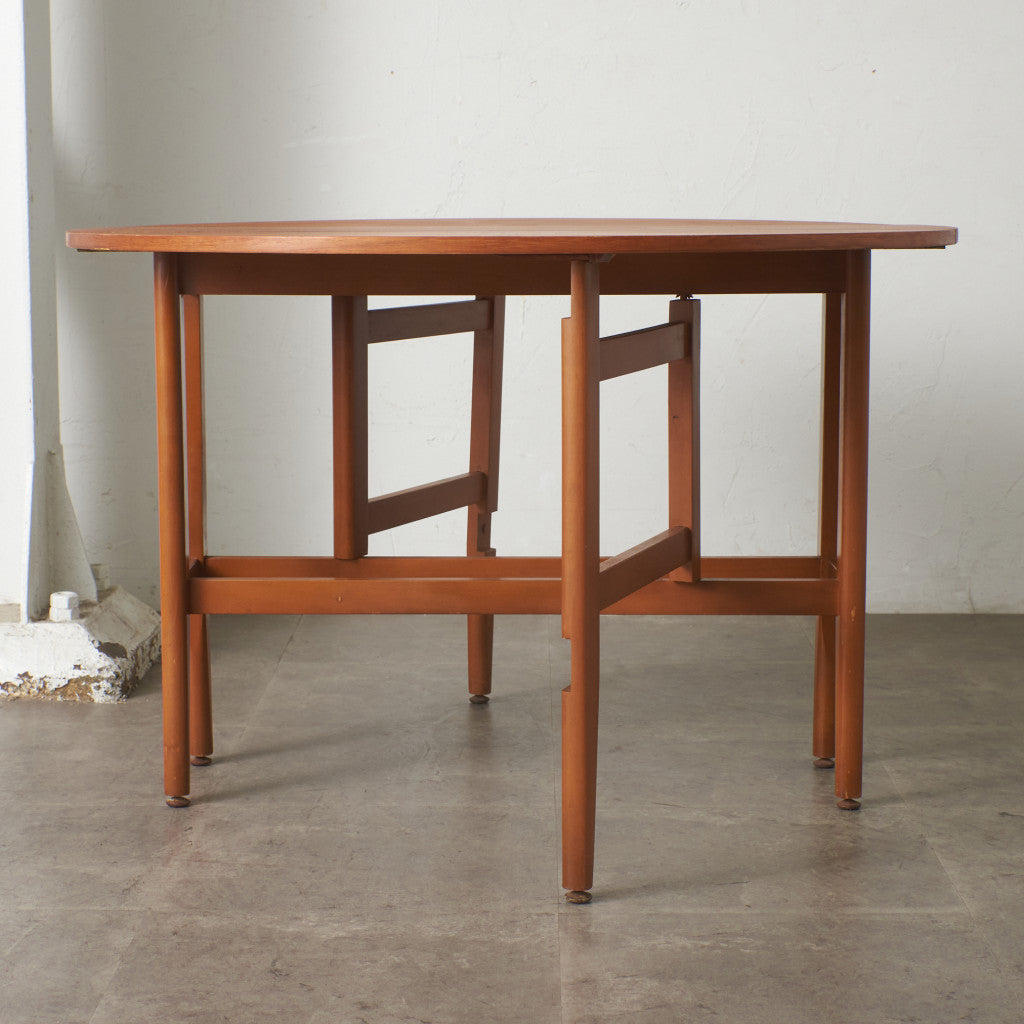 ヴィンテージ ドロップリーフ ゲートレッグテーブル