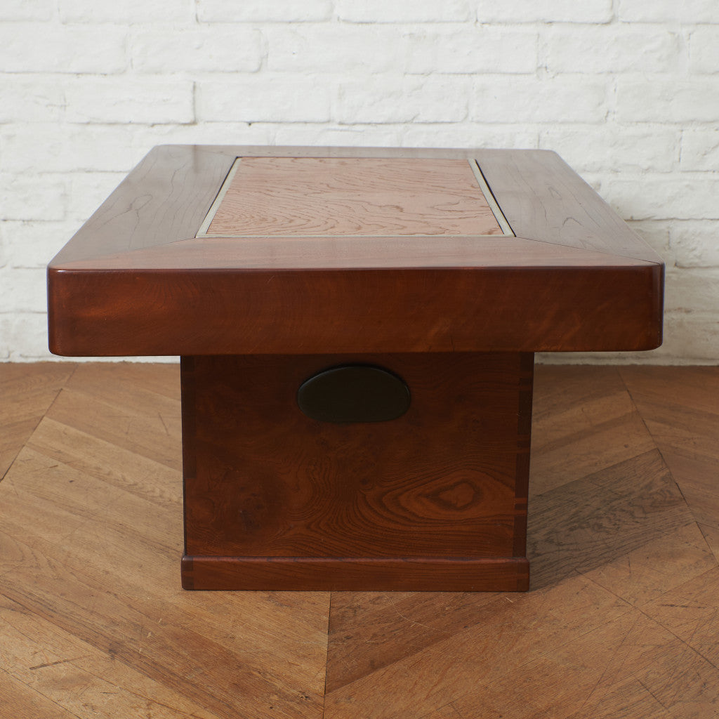 欅材 関西火鉢テーブル