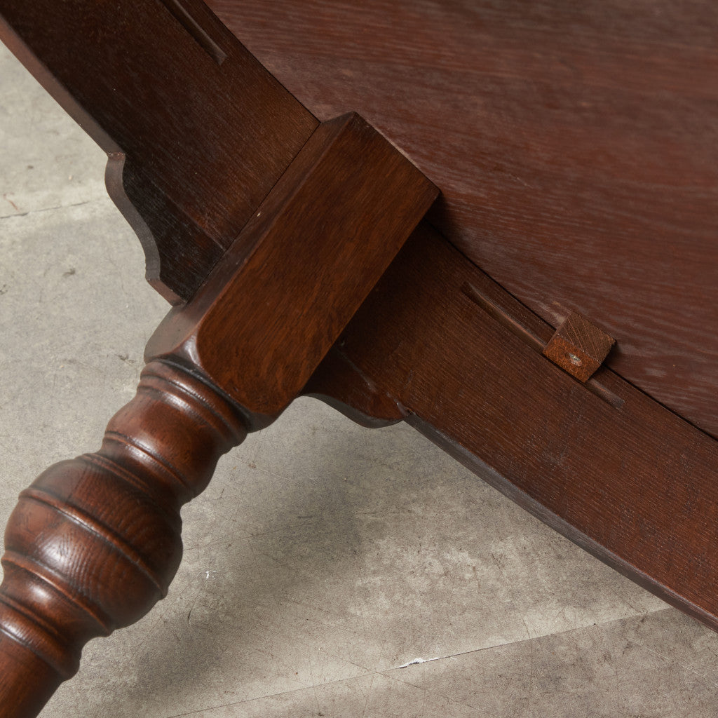 西洋クラシック ラウンドダイニングテーブル