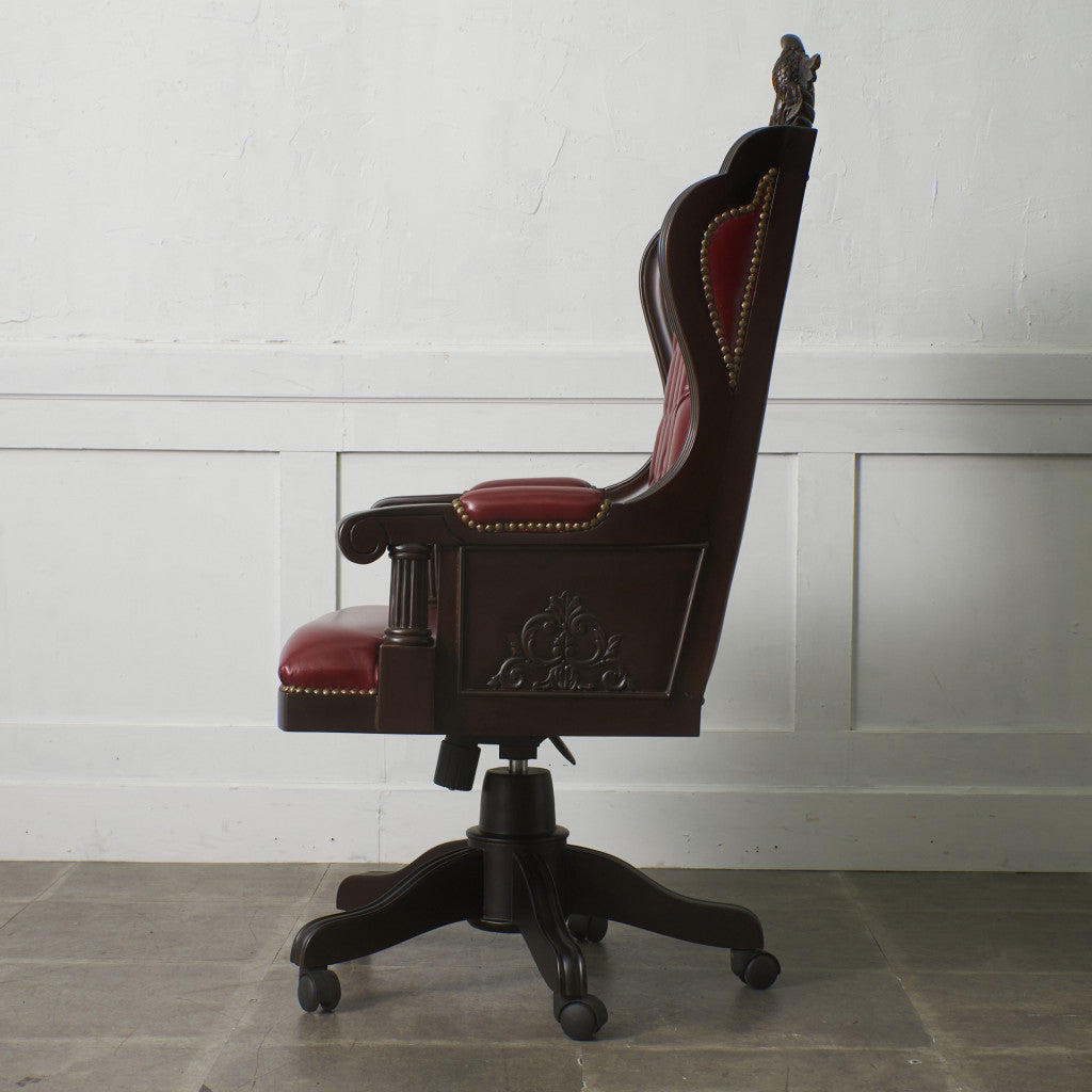 ウィングバック デスクチェア