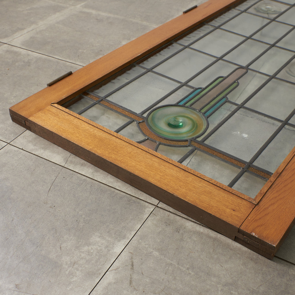 英国アンティーク ステンドグラス ウッドドア