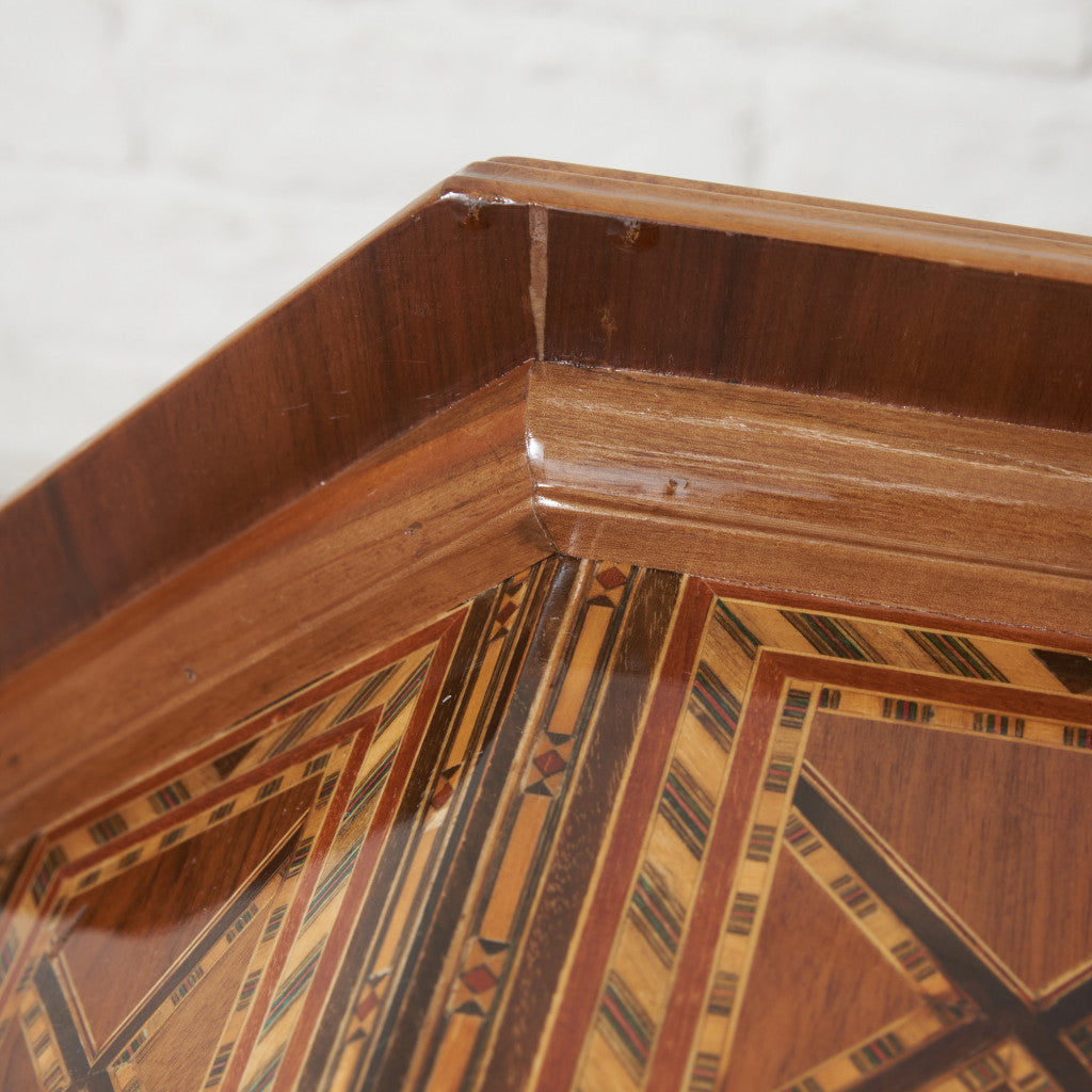 シリア製 寄木細工 サイドテーブル