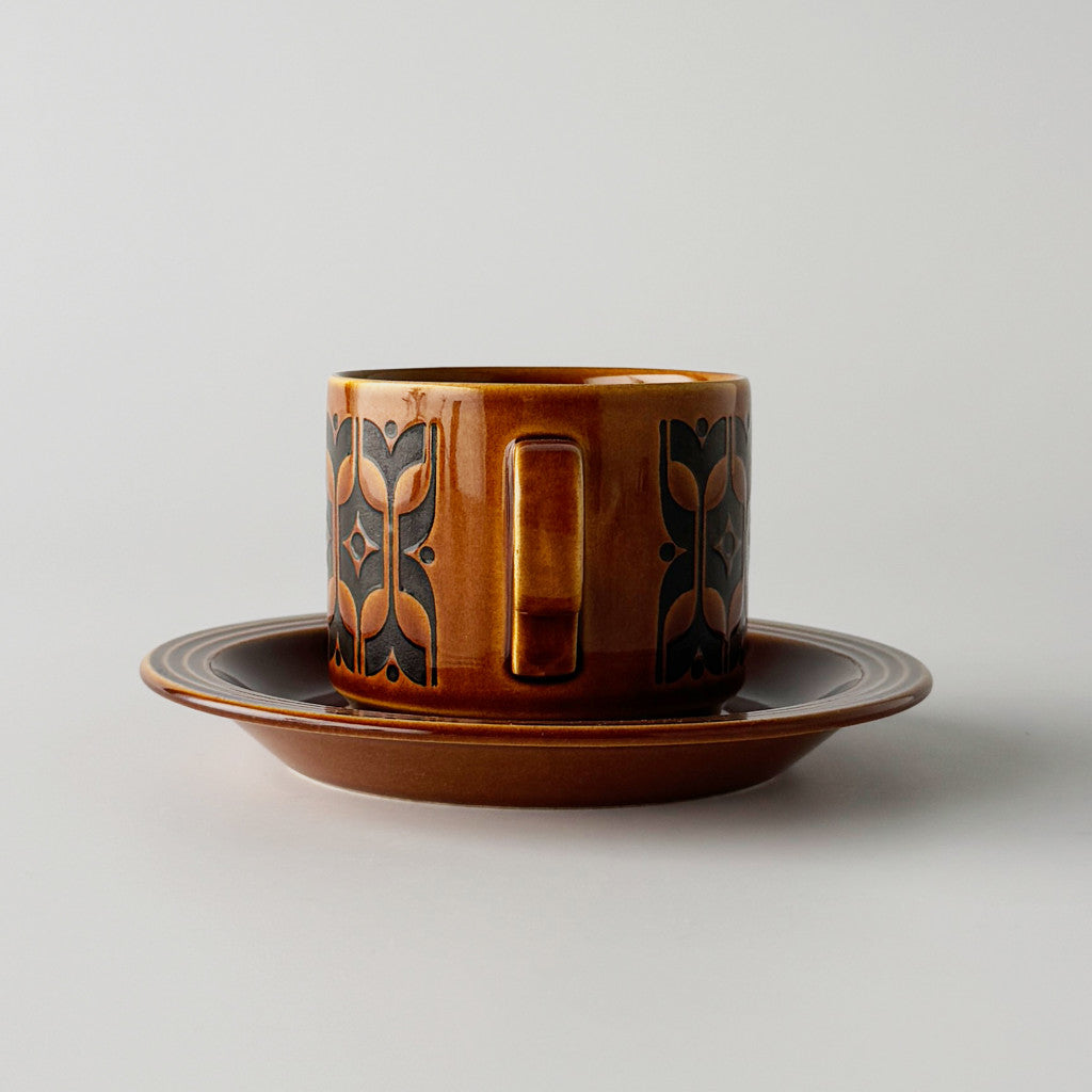 HEIRLOOM エアルーム カップ&ソーサー Autumn brown